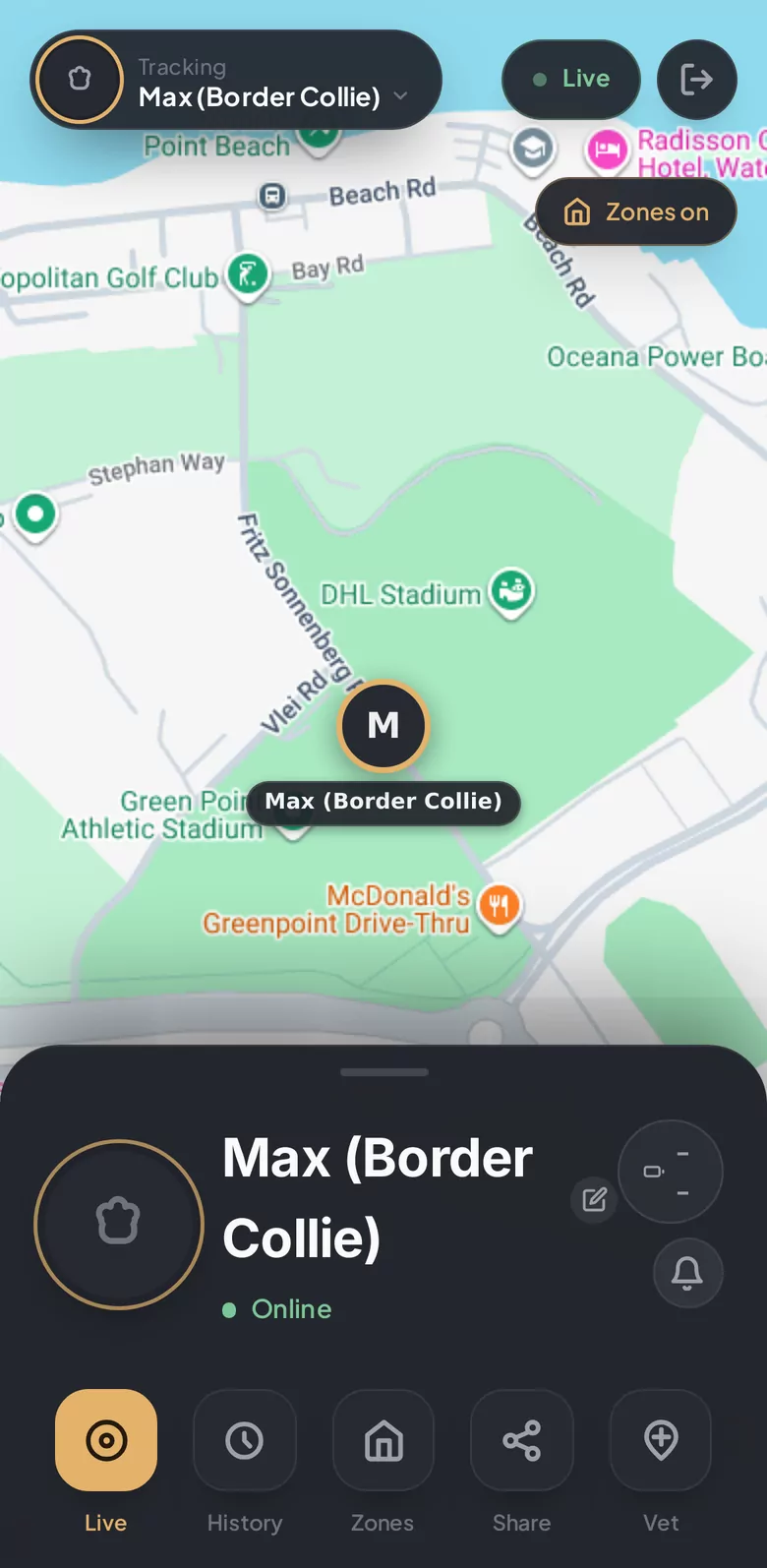 GPS Track — the pet app